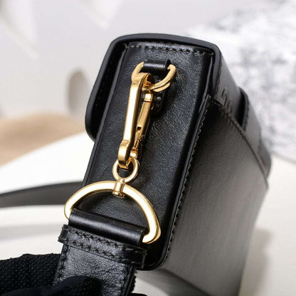 Dior 30 Montaigne Flap Shoulder Crossbody Bag with CD Clasp and Adjustable Leather Strap (24 x 17 x 8) cm