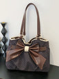 Large Polka Dot Ruffle Tote Bag