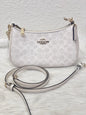 COACH Women’s Teri Shoulder Bag Signature Canvas