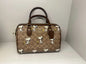 Coach X Peanuts Rowan Satchel Bag Signature Canvas