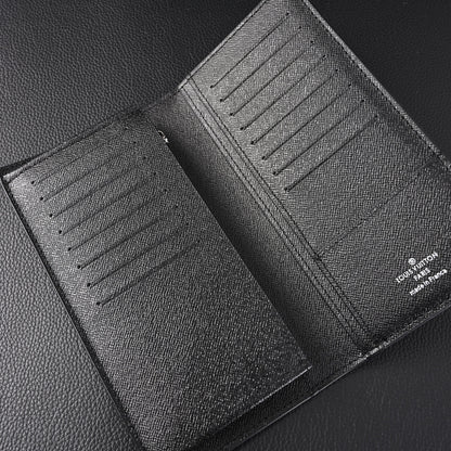 Louis Vuitton Brazza Wallet – Damier Graphite Canvas Long Bifold (N62665)