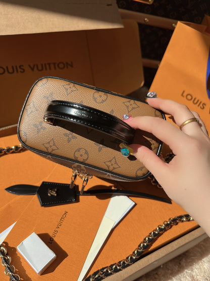 LV Vanity PM Monogram Crossbody Bags(19*13*11)cm