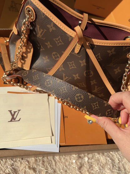LV Pochette Metis Monogram Canvas Crossbody Bag with Chain Strap (26 x 17 x 10) cm