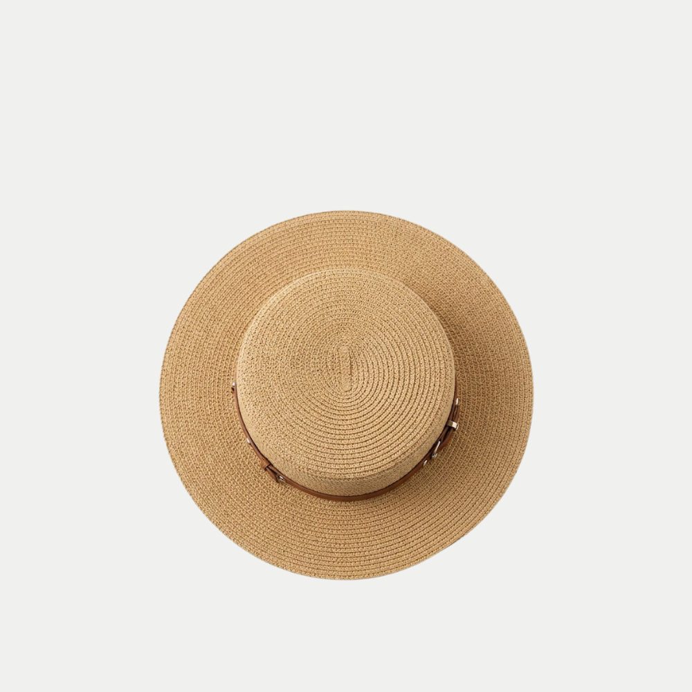 YSL Straw Fedora Hat