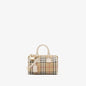 BURBERRY Mini Check Bowling Bag