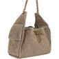 Chanel Small 25 Hobo Grey Suede