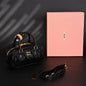 Miu Miu Black Matelassé Leather Top Handle Bag