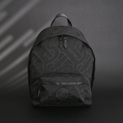 Burberry Monogram Black Nylon Backpack