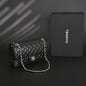 Chanel Classic Flap Bag – Black Quilted Caviar Leather with Gold-Tone Hardware