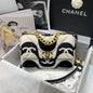 Chanel 19 Flap Bag medium black ecru