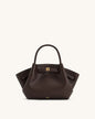 Hana Mini Tote Bag - Brown Canvas