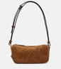 Gucci Half Horsebit suede shoulder bag