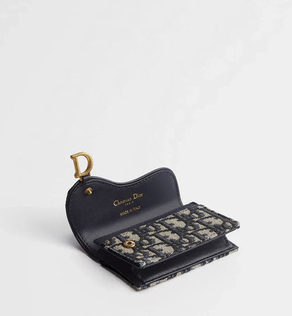 Dior Saddle Bloom Card Holder