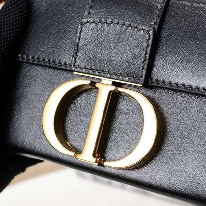 Dior 30 Montaigne Flap Shoulder Crossbody Bag with CD Clasp and Adjustable Leather Strap (24 x 17 x 8) cm