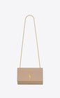 YSL Kate Medium Chain Bag In Grain De Poudre Embossed Leather