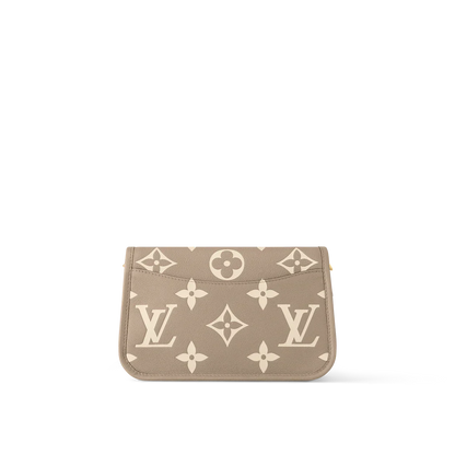 Louis Vuitton Diane Monogram Empreinte Tourterelle Beige cream